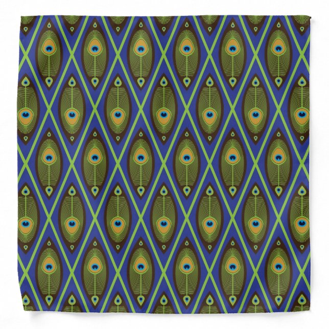 Asian pattern bandana (Front)