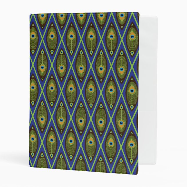 Asian pattern mini binder (Front/Inside)