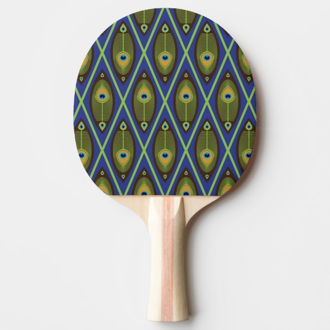 Asian pattern Ping-Pong paddle (Front)