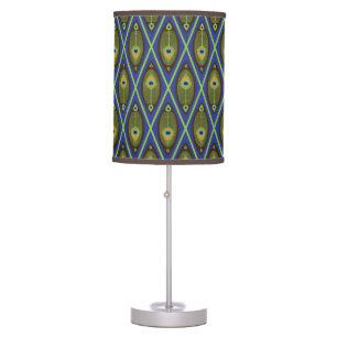 Asian pattern table lamp