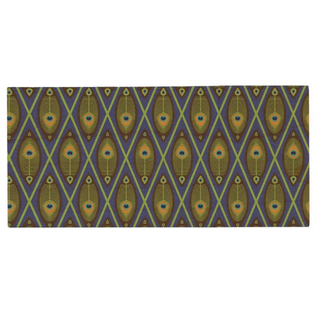 Asian pattern wood USB flash drive (Front)