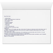 Asian Pear Honey Crisp Recipe Card (Inside Horizontal (Bottom))