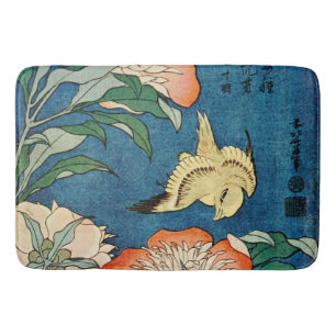 ASIAN PEONIES bath mat