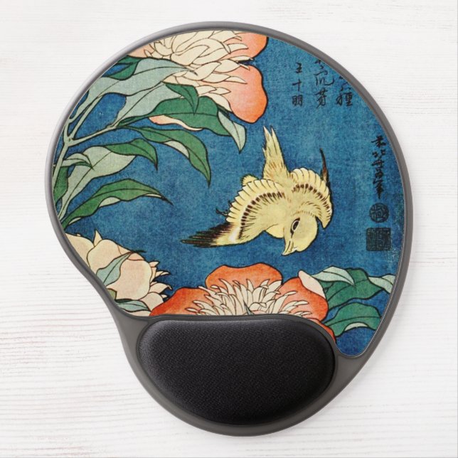 ASIAN PEONIES gel mousepad (Front)