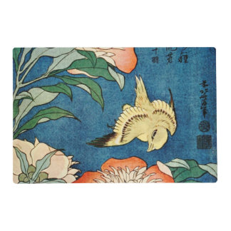ASIAN PEONIES laminated placemat