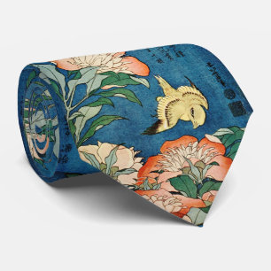 ASIAN PEONIES tie