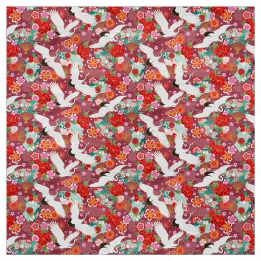 Asian Silk Pattern Fabric