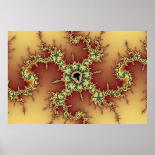 Asian Spider - Fractal Poster (Front)