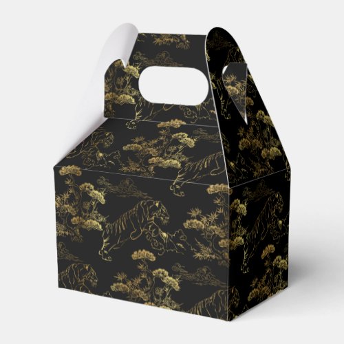 Asian_style golden black favor boxes