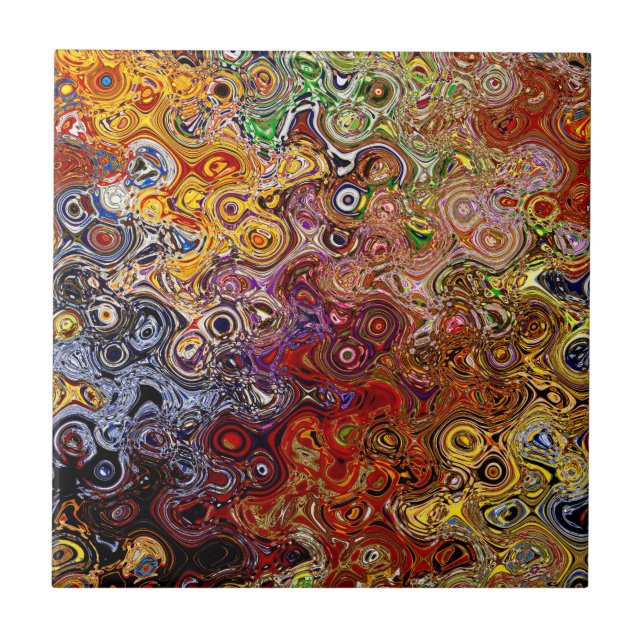 Asian Tassles 5, 2018 (photo) | SVP Images Ceramic Tile (Front)