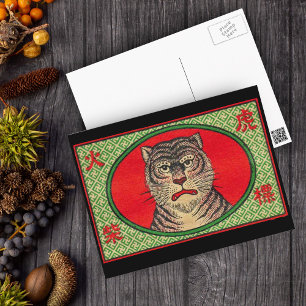 Asian Tiger Postcard