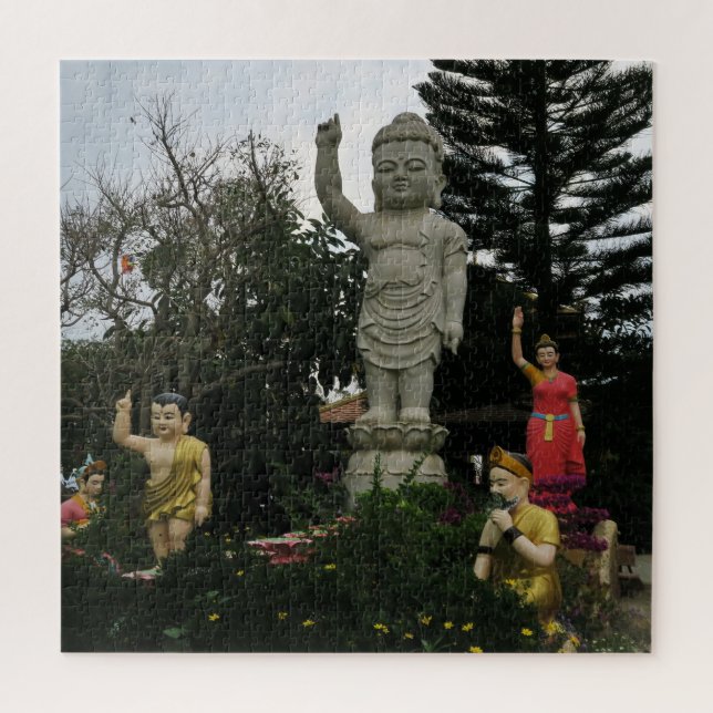 asian, vietnamese, art, sculpture, buddha, jigsaw puzzle (Vertical)