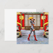 Asian Warrior Maiden (Front/Back)