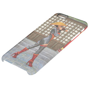 Asian Warrior Maiden Fantasy Samurai Artwork Clear iPhone 6 Plus Case