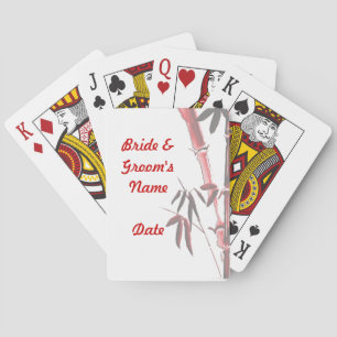 Asian Wedding deck of Playing Cards Favors