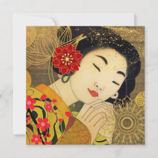 Asian Woman Collection Holiday Card