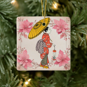 Asian Woman Ornament
