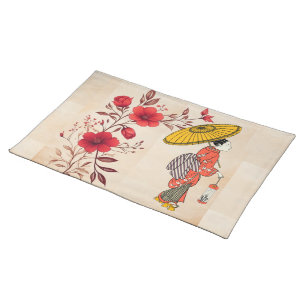 Asian Woman Placemat