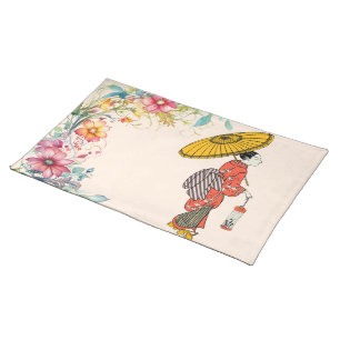 Asian Woman Placemat