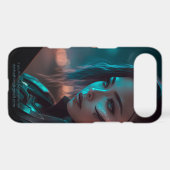 Asian Woman Reading at Night in City of the Future Case-Mate Samsung Galaxy Case (Back (Horizontal))