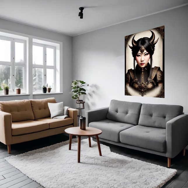 Asian women demon Lord | AI Art Poster (Creator Uploaded)