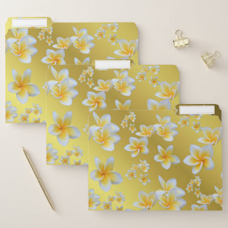 asian, yellow, white, bloom, bright, gold, floral file folder