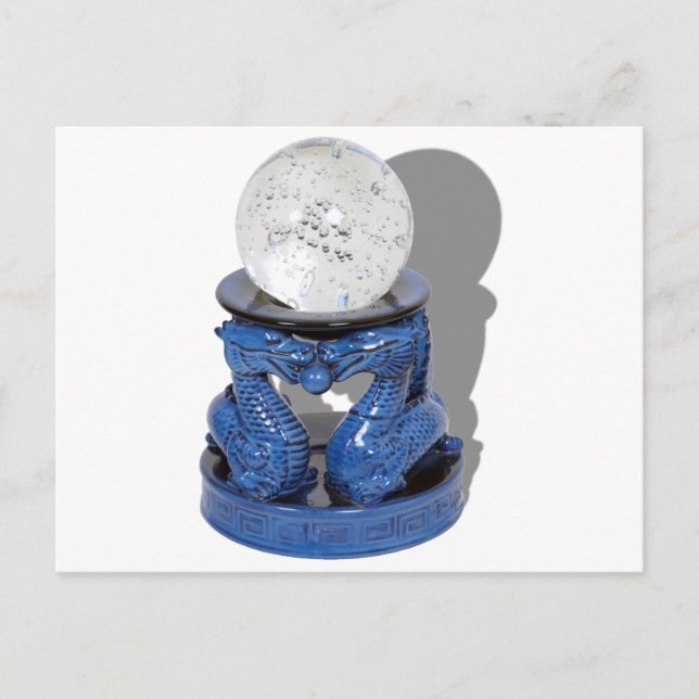 AsianDragonCrystalBall062210Shadow Postcard (Front)