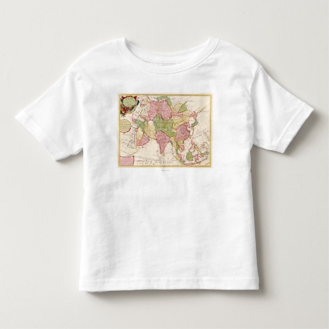 AsiaPanoramic MapAsia 10 Toddler T-shirt (Front)