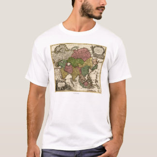 AsiaPanoramic MapAsia 5 T-Shirt