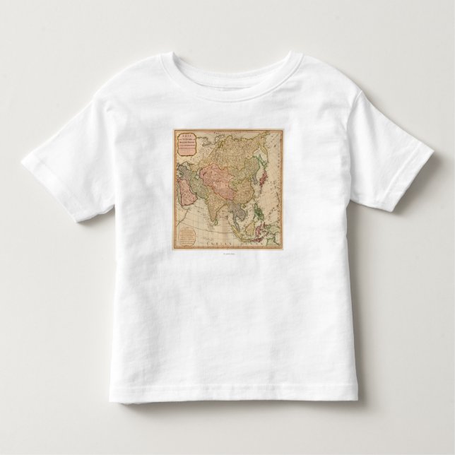 AsiaPanoramic MapAsia Toddler T-shirt (Front)