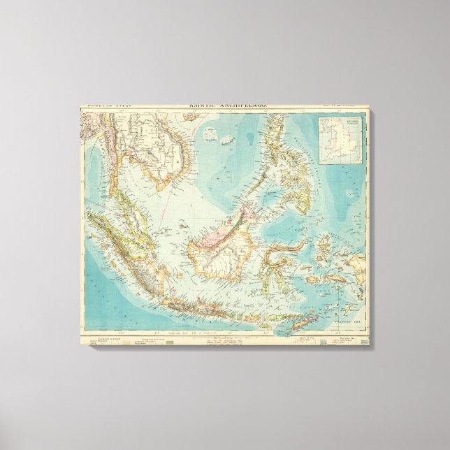 Asiatic Archipelago 2 Canvas Print (Front)