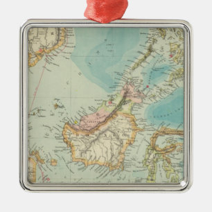 Asiatic Archipelago 2 Metal Ornament