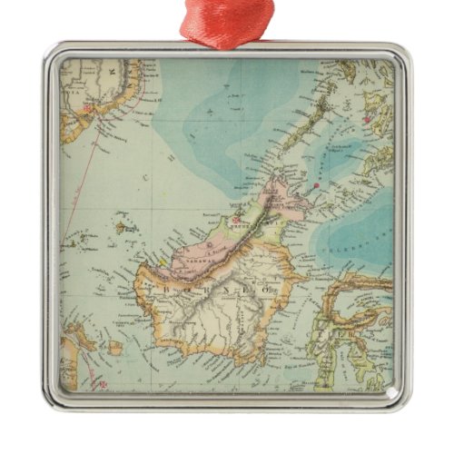 Asiatic Archipelago 2 Metal Ornament