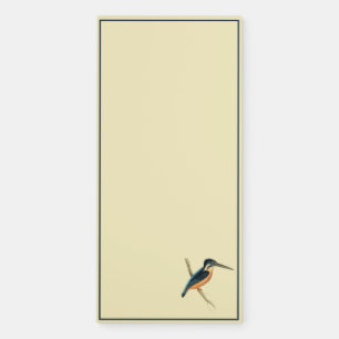 Asiatic Kingfisher Magnetic Notepad