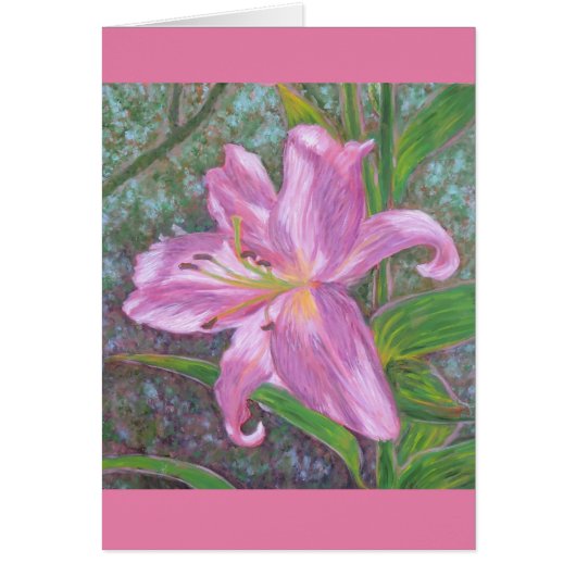 Asiatic lily card (Front)