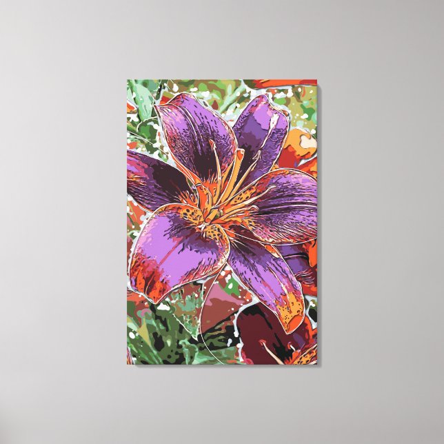 Asiatic Lily Forever Susan Bulb Canvas Print (Front)