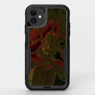 Asiatic lily NEON OtterBox Commuter iPhone 11 Case