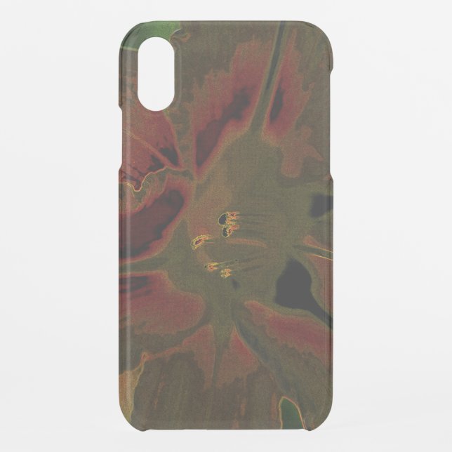 Asiatic lily NEON Uncommon iPhone Case (Back)