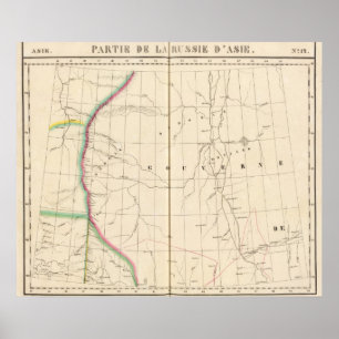 Asiatic Russia, Asia 12 Poster