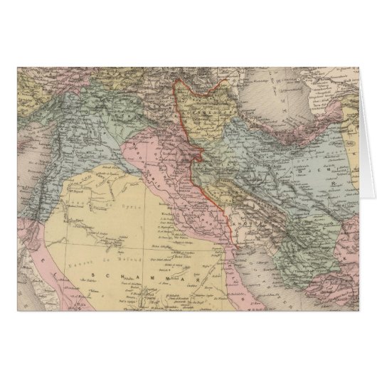 Asiatic Turkey and Persia Cards (Front Horizontal)