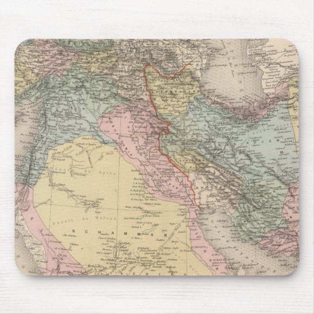 Asiatic Turkey and Persia Mouse Pad (Front)