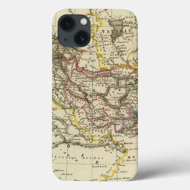 Asiatic Turkey, Persia, Afghanistan Case-Mate iPhone Case (Back)