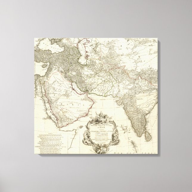 Asie 1 canvas print (Front)