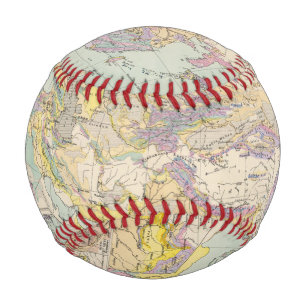 Asien u Europa - Atlas Map of Asia and Europe Baseball
