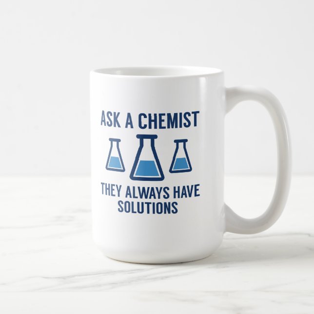 Ask A Chemist Coffee Mug (Right)