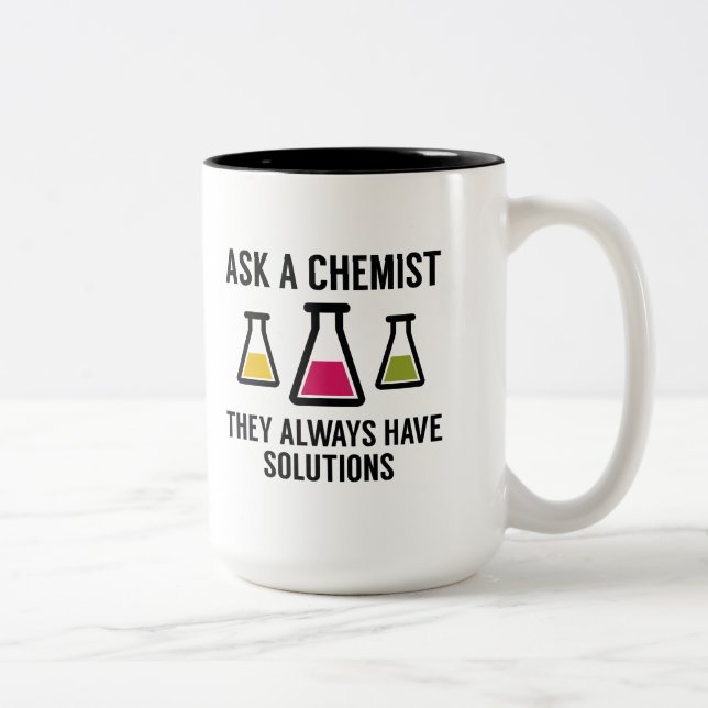 Ask A Chemist Two-Tone Coffee Mug (Right)