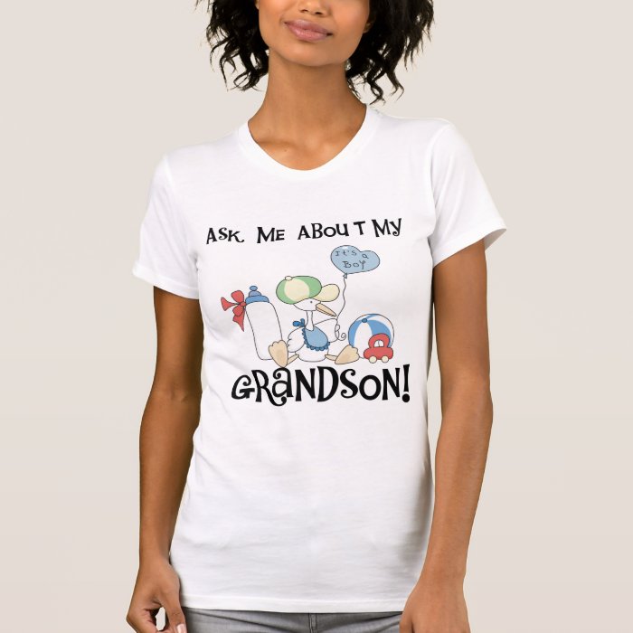 Ask About My Grandson Tshirts and Gifts