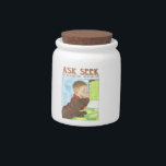 Ask and Seek Prayer Jar<br><div class="desc">Customize this little jar with the recipient's name to make a sweet gift that will remind them to pray continually and put it in God's hands. Great for holding treats as well. About the size of a coffee mug.</div>