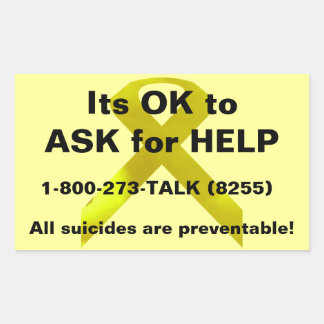 Ask for Help Sticker