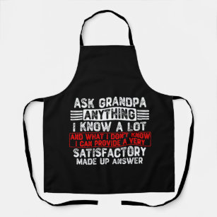 Ask Grandpa Anything Apron